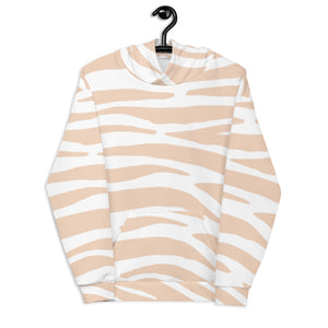 South Central Girl Nude Zebra Unisex Hoodie
