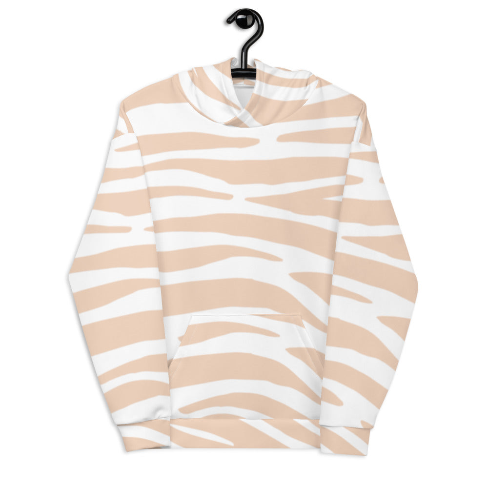 South Central Girl Nude Zebra Unisex Hoodie