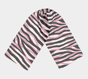 South Central Girl Pink Tiger Stripe Scarf