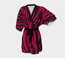 Load image into Gallery viewer, South Central Girl Hot Pink Zebra Robe
