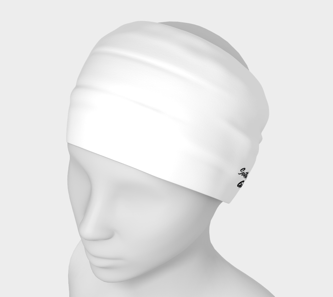 South Central Girl White Versatile Headband