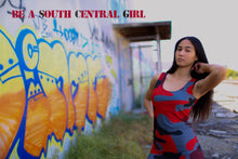 Load image into Gallery viewer, South Central Girl Red Army Fatigue Dress