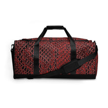 Load image into Gallery viewer, South Central Girl Red Snake Skin Duffle bag