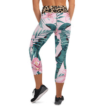 Load image into Gallery viewer, South Central Girl Cheetah Jungle Capri Leggings