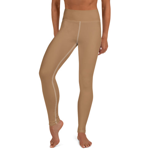 South Central Girl Almond Yoga Leggings