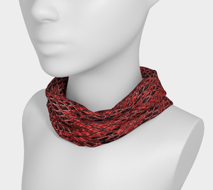 South Central Girl Red Snakeskin Headband