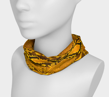 Load image into Gallery viewer, South Central Girl Yellow Snakeskin Headband