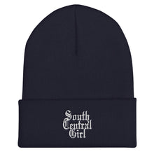 Load image into Gallery viewer, South Central Girl Old English Cuffed Beanie