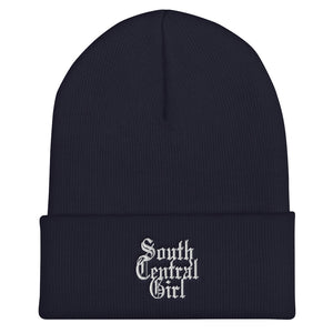 South Central Girl Old English Cuffed Beanie