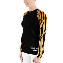 Load image into Gallery viewer, South Central Girl - Tiger Bella Women&#39;s Rash Guard