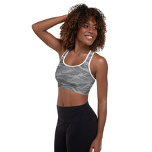 Load image into Gallery viewer, South Central Girl Snakeskin Pattern Padded Sports Bra