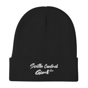 South Central Girl Signature Embroidered Beanie