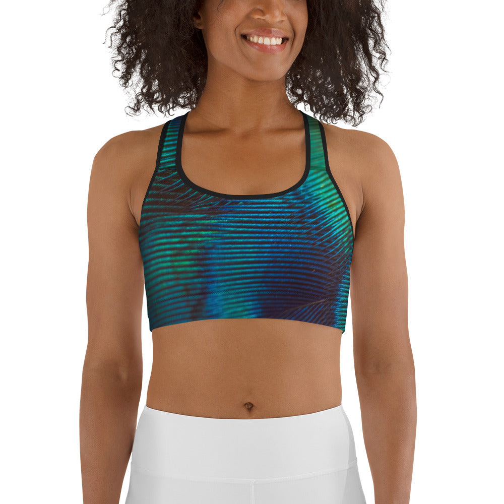 South Central Girl  Peacock Sports bra