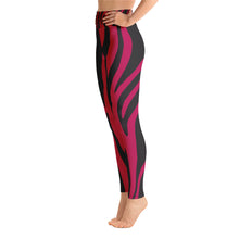 Load image into Gallery viewer, South Central Girl Hot Pink Zebra Yoga Leggings
