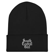 Load image into Gallery viewer, South Central Girl Old English Cuffed Beanie