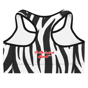 South Central Girl Zebra Sports Bra
