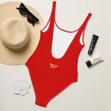 Load image into Gallery viewer, South Central Girl Valentina Red One-Piece Swimsuit
