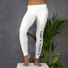 Load image into Gallery viewer, South Central Girl Longitude Latitude Leggings