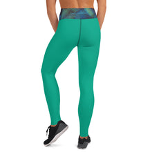 Load image into Gallery viewer, South Central Girl Peacock Yoga Leggings