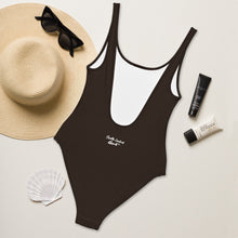 Load image into Gallery viewer, South Central Girl Raisin Brown One-Piece Swimsuit