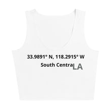 Load image into Gallery viewer, South Central Girl Longitude Latitude Crop Top