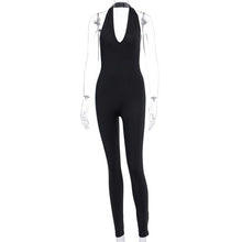Load image into Gallery viewer, South Central Girl Bodycon Halter Women Long Jumpsuit